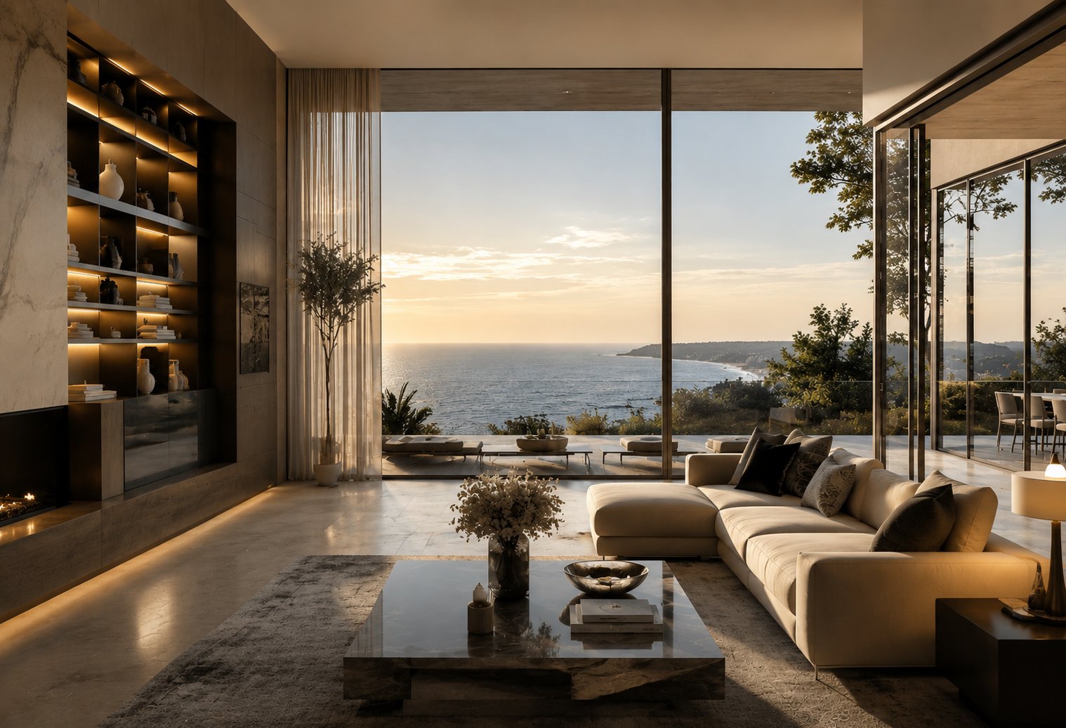 A luxury residence organized by The Organization Consultant